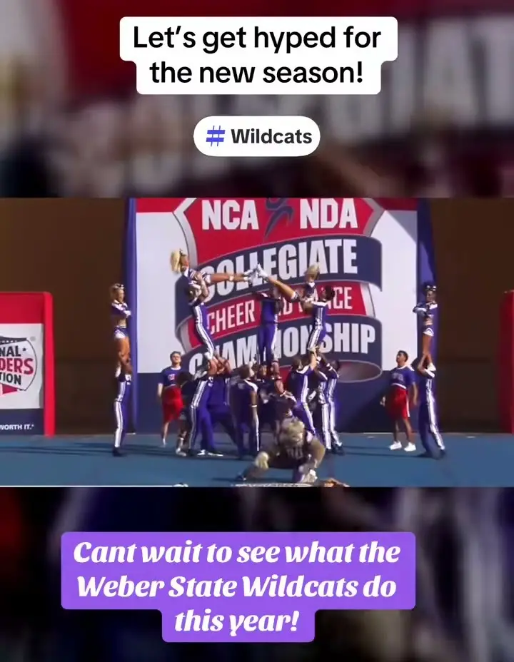 Weber State University Coed at 2026 NCA & NDA College Nationals, photo 2 from the Cheer Weekly video
