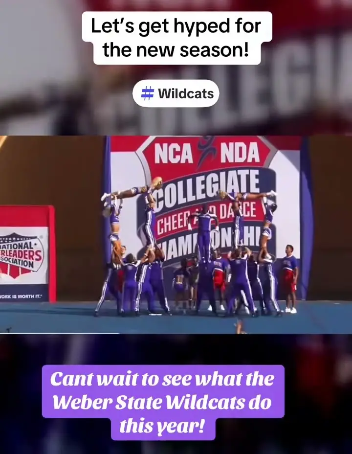 Weber State University Coed at 2026 NCA & NDA College Nationals, photo 3 from the Cheer Weekly video