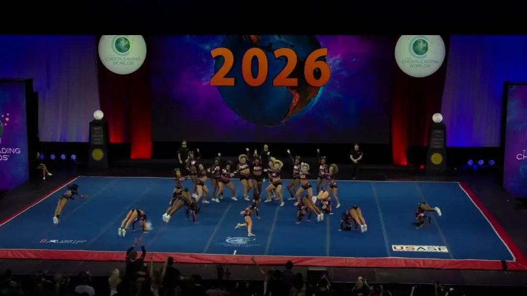 Cheer Extreme - Raleigh SSX at The Cheerleading Worlds 2026, photo 1 from the Cheer Weekly video
