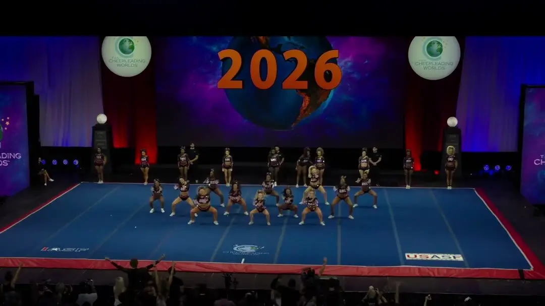 Cheer Extreme - Raleigh SSX at The Cheerleading Worlds 2026, photo 3 from the Cheer Weekly video