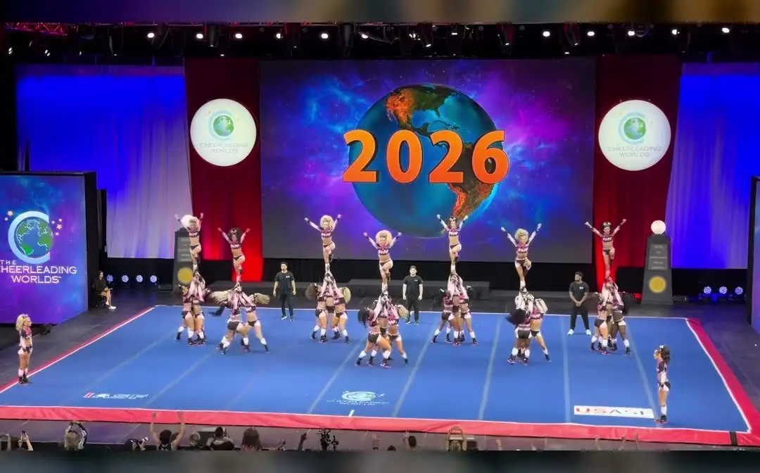 Top Gun All Stars Lady Jags at The Cheerleading Worlds 2026, photo 3 from the Cheer Weekly video