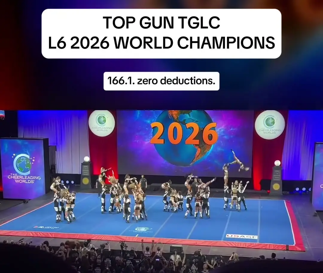 Top Gun All Stars TGLC at The Cheerleading Worlds 2026, photo 4 from the Cheer Weekly video