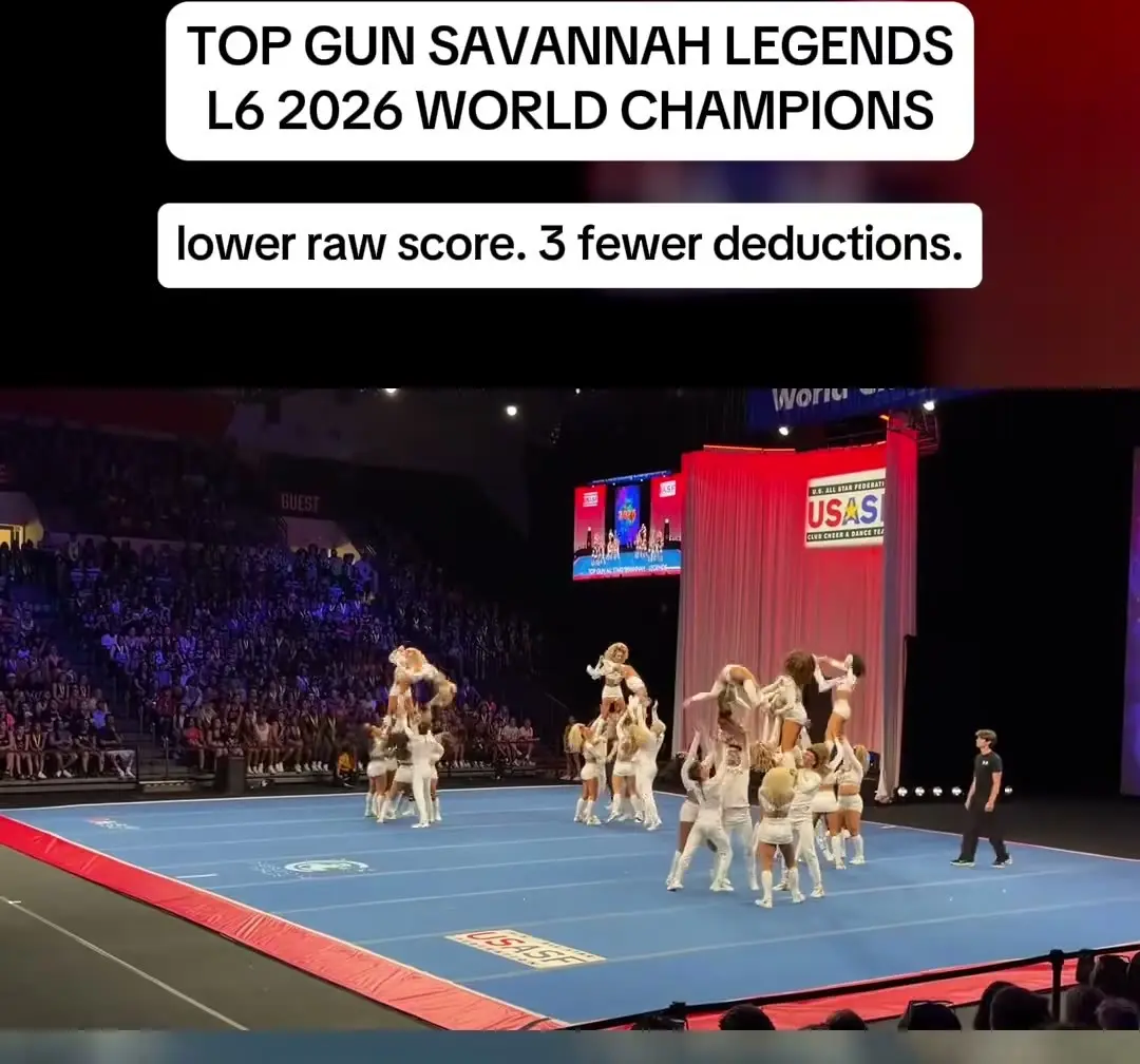 Top Gun All Stars Savannah Legends at The Cheerleading Worlds 2026, photo 1 from the Cheer Weekly video
