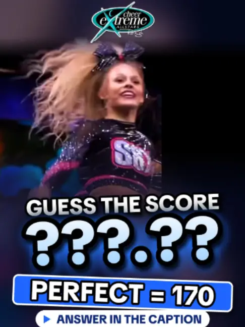 Guess the score before you tap "more" 👀 Cheer Extreme SSX, L6 Senior Small, Worlds 2026 finals. — video thumbnail