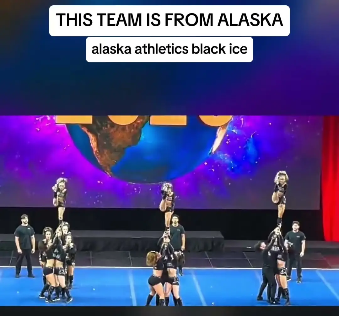 Alaska Athletics Black Ice at The Cheerleading Worlds 2026, photo 1 from the Cheer Weekly video
